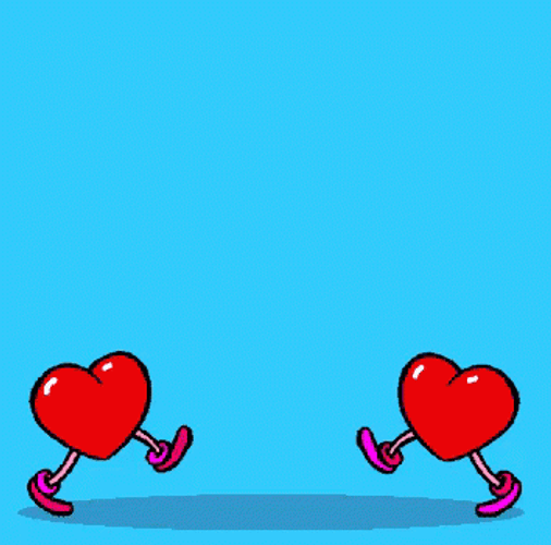 Little Red Hearts Fusion GIF