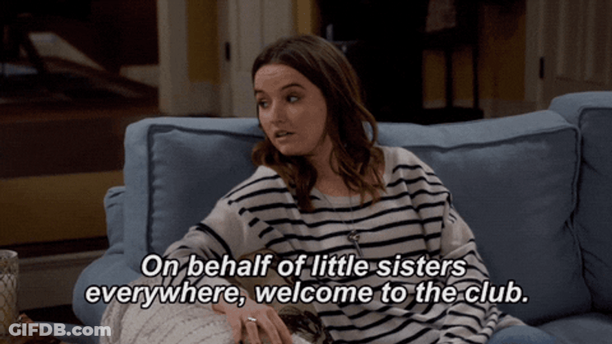 Little Sisters Welcome To The Club GIF
