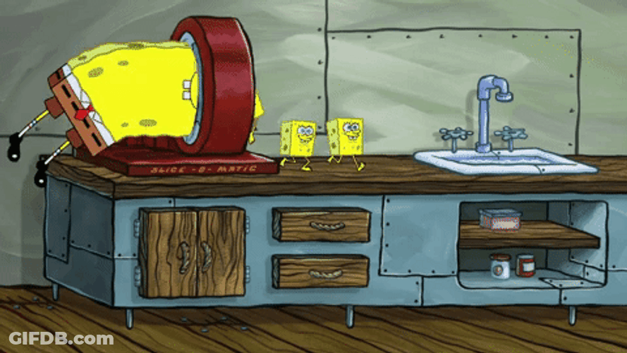 Little Spongebob Fire GIF
