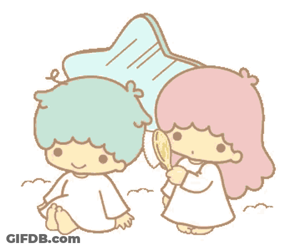 Little Twin Star Brush GIF