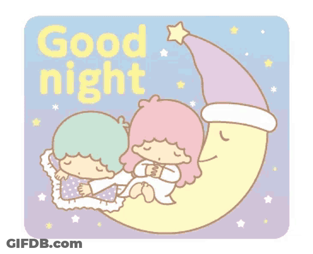 Little Twin Star Good Night GIF