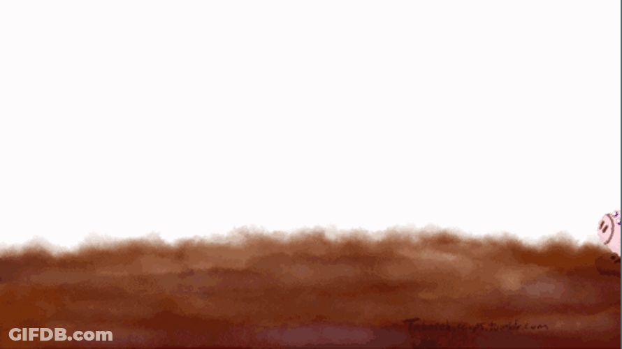 Little Winged Pig Flies Escaping Hunter GIF
