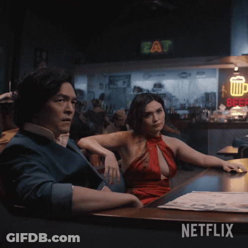 Live Action Faye Valentine With Spike GIF