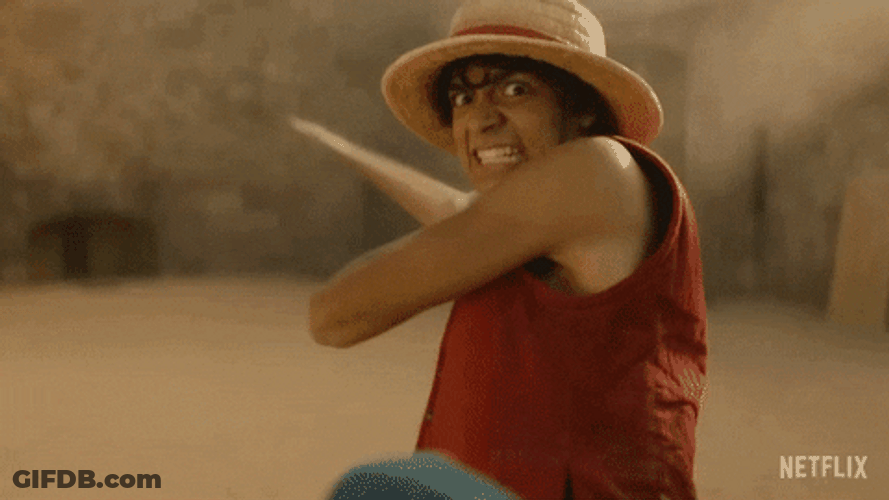 Live Action Luffy Fighting GIF