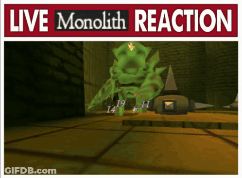 Live Monolith Reaction Video Game GIF