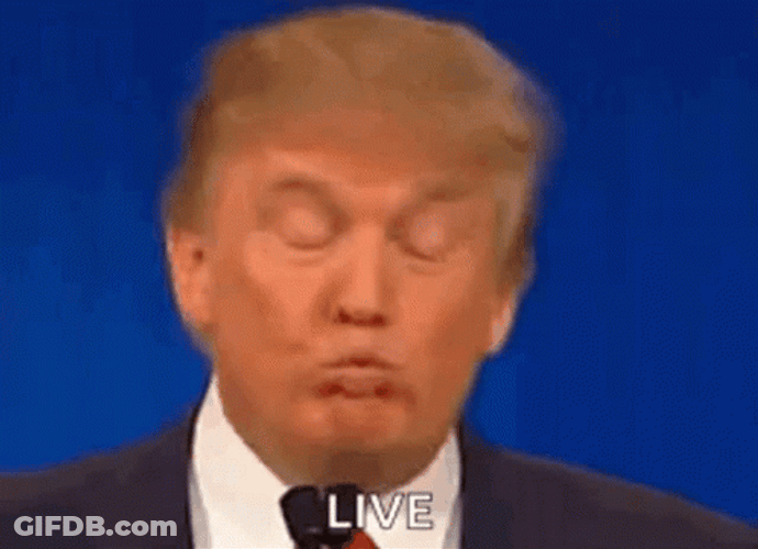 Live Trump Head Dance GIF