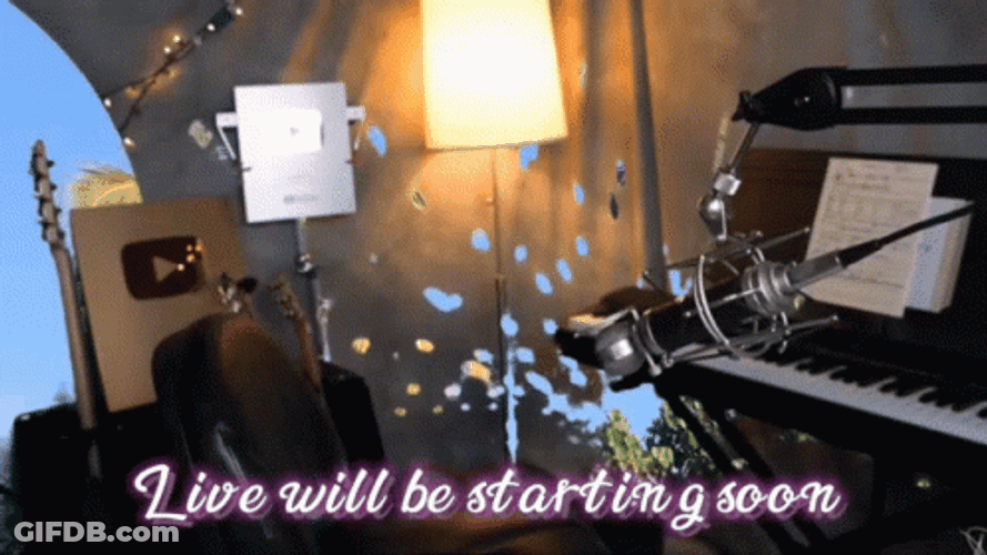 Live Will Be Starting Soon GIF