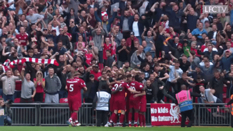 Liverpool Fc Celebrating Team GIF