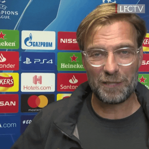 Liverpool Fc Klopp Covering Eye GIF