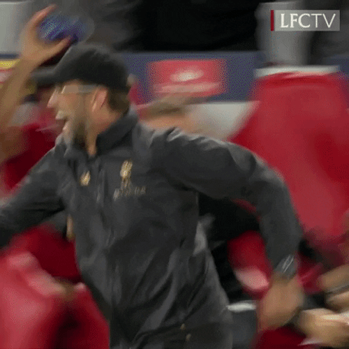 Liverpool Fc Klopp Happily Running GIF