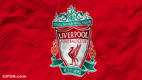 Liverpool FC Logo On Red Cloth GIF