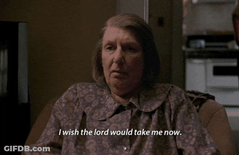 Livia Soprano Wish Lord Would Take Me Now GIF