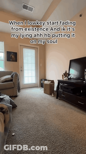 Living Room When I Lowkey Start Fading GIF
