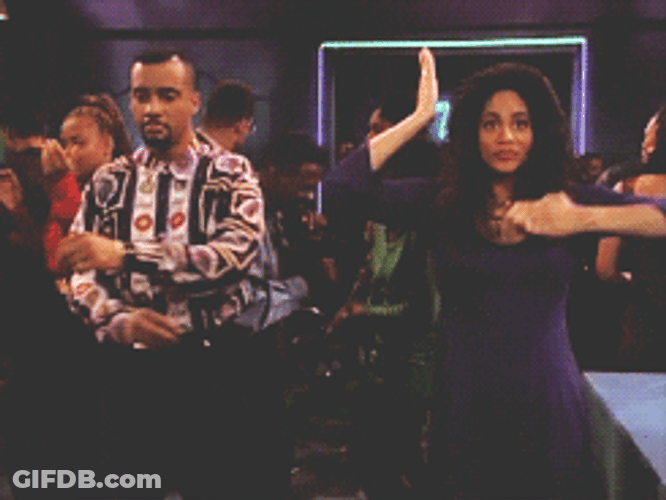 Living Single Dancing Couples Funny Dance GIF