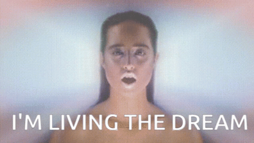 Living The Dream Girl Make Up Over GIF