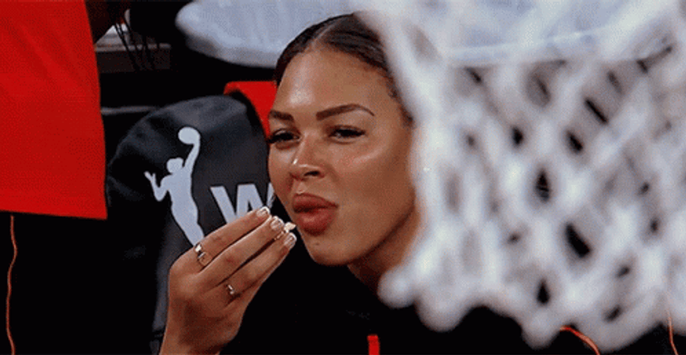 Liz Cambage Eating Popcorn GIF