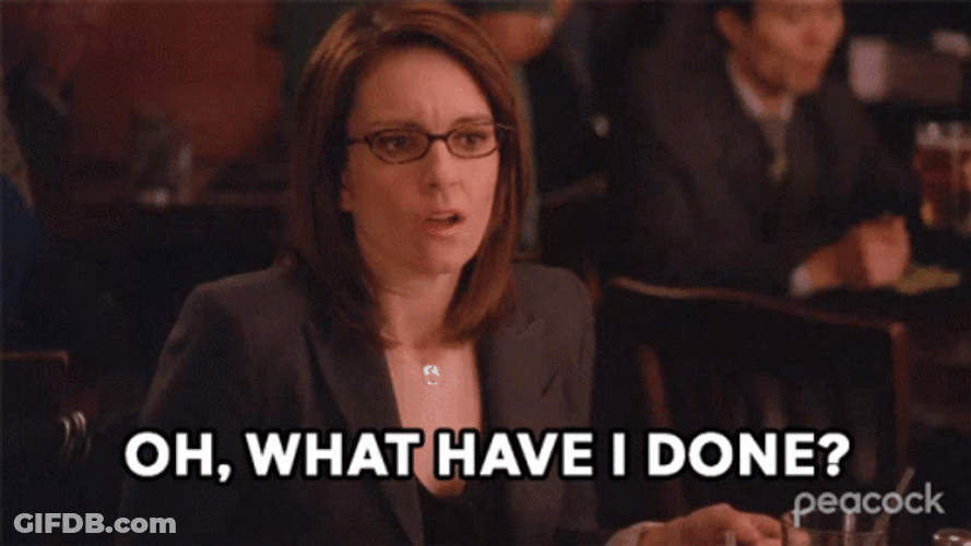 Liz Lemon What Have I Done GIF
