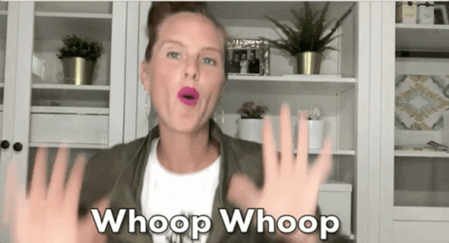Liz Medley Grooving Whoop Whoop Dance GIF