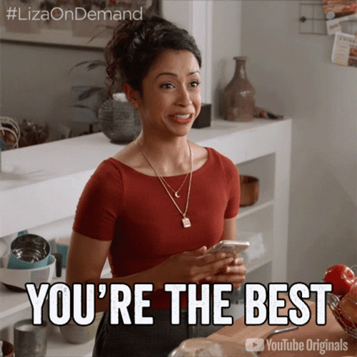 Liza Koshy Saying You're The Best GIF