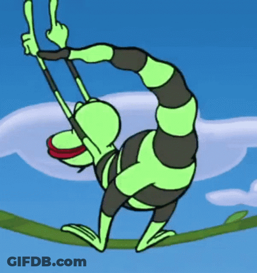Lizard Dancing On Vine GIF