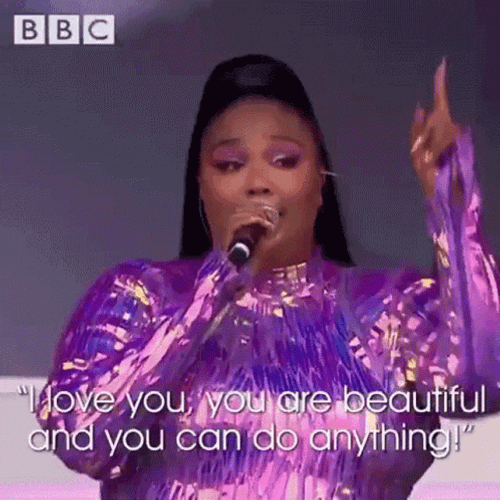 Lizzo I Love You And You're Beautiful GIF