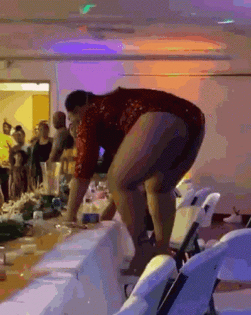 Lizzo Jump On The Table GIF