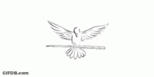 LLG Libérez Le Gamma Logo With Bird GIF