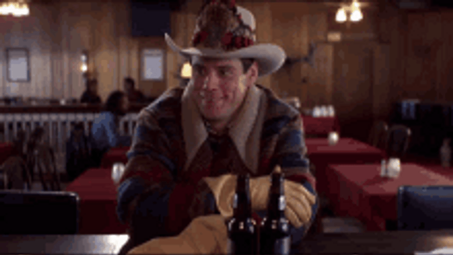 Lloyd Christmas Jim Carrey Cowboy Everything Perfect GIF