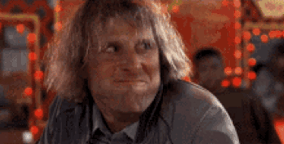 Lloyd Christmas Jim Carrey Eating Laughing GIF