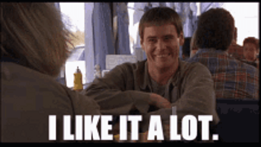 Lloyd Christmas Jim Carrey Like It A Lot GIF