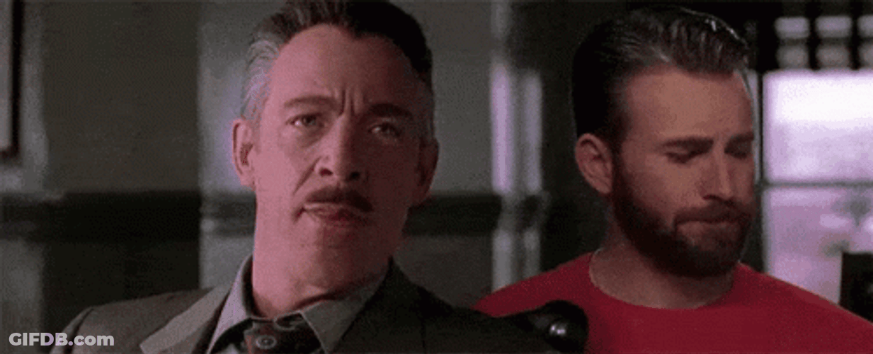 Lmfao Chris Evans JK Simmons Laughing GIF