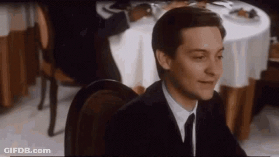 Lmfao Tobey Maguire Rolling With Laughter GIF