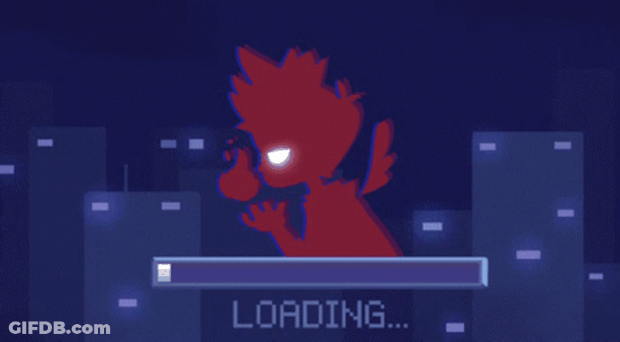 Loading Bar Cool Boy With Wings GIF