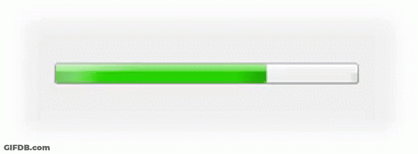 Loading Bar Light Green GIF