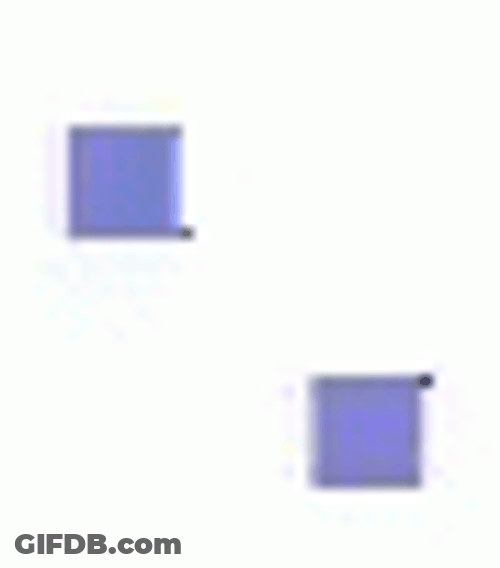 Loading Bar Two Squares Circling GIF