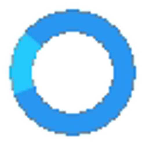 Loading Circle Blue Fast Rolling GIF