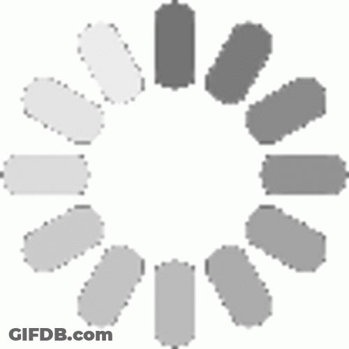 Loading Circle Grey Bars GIF