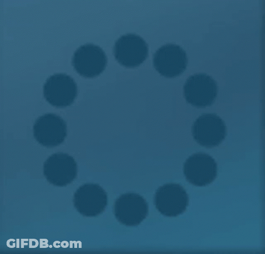 Loading Circle Light Blue To Dark GIF