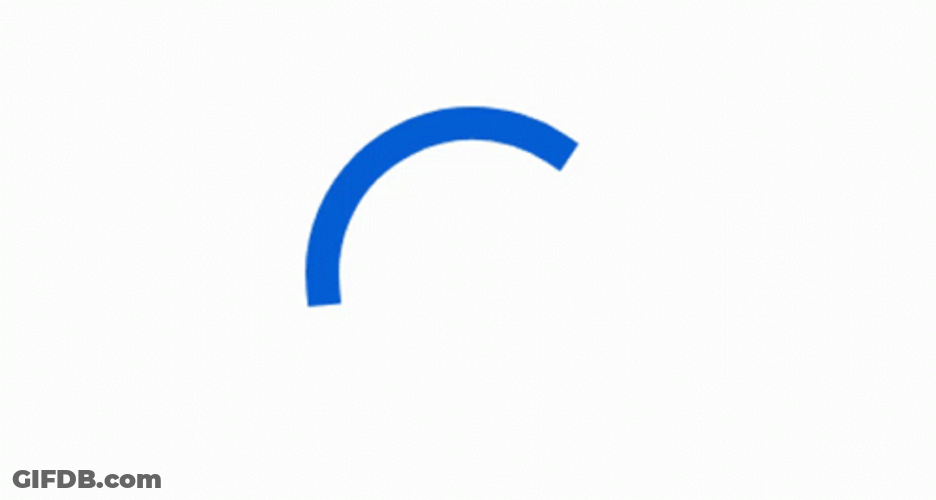 Loading Circle Shortening Arc GIF
