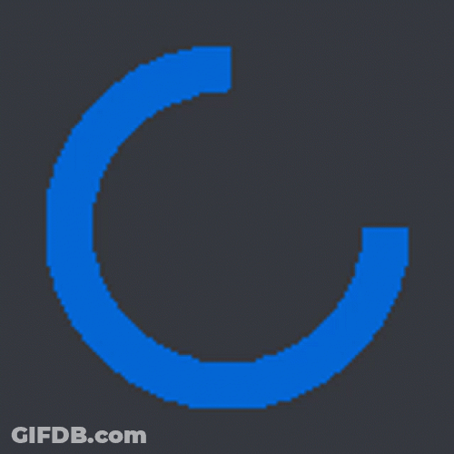 Loading Circle Slowing Rolling GIF