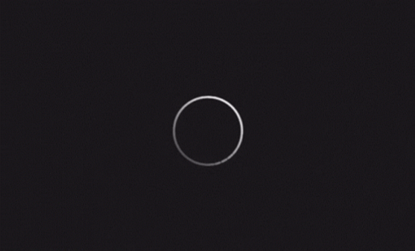Loading Circle Thin Dots To Continuous GIF