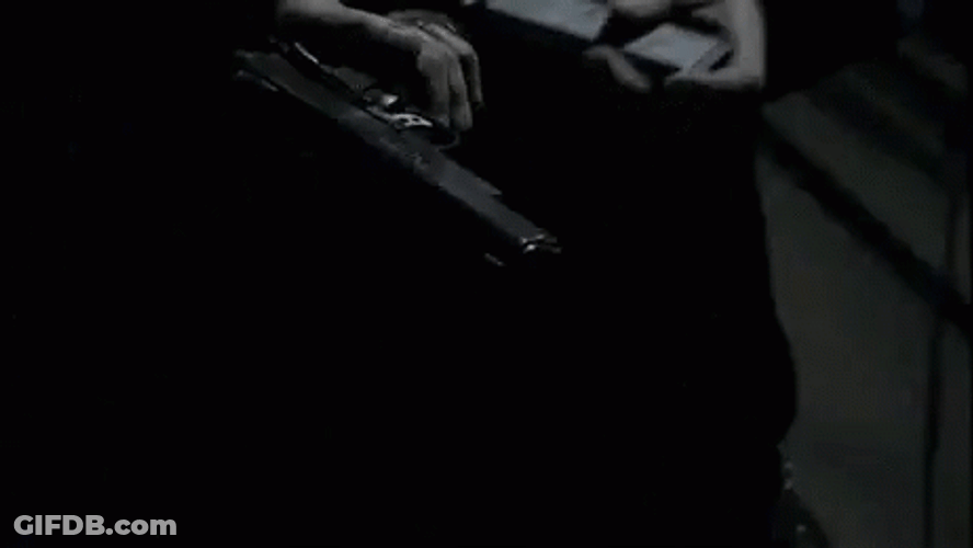 Loading Gun In The Dark GIF