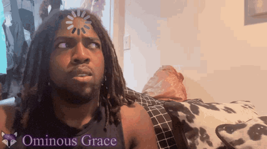 Loading Ominous Grace Guy GIF