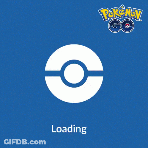 Loading Screen For Pokemon Go White Circle GIF