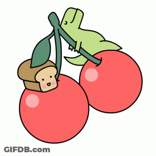 Loaf And Tim Lying On Berry GIF