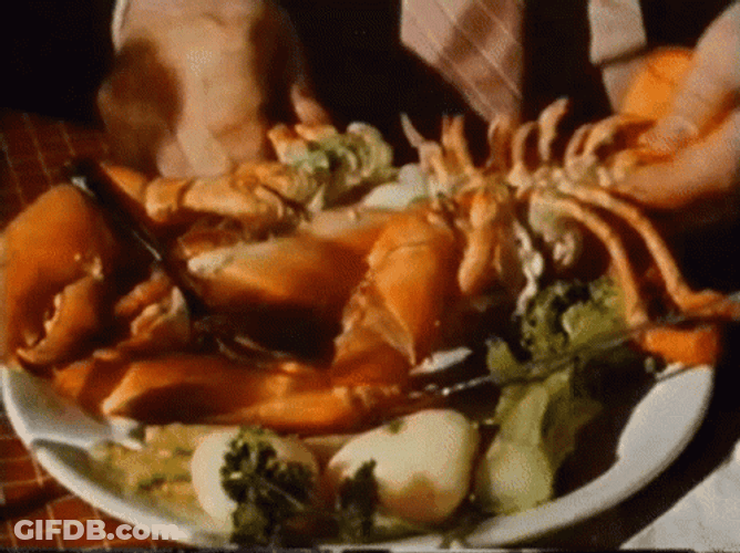 Lobster Body Rip Off GIF