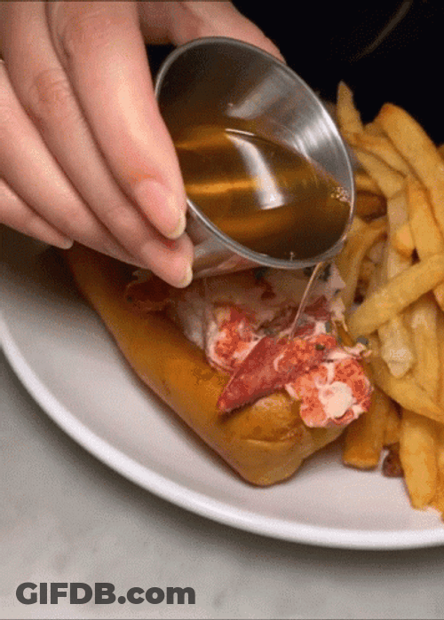 Lobster Roll Butter Sauce GIF