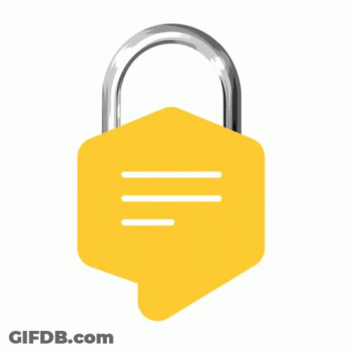 Locked Conversation In Device GIF