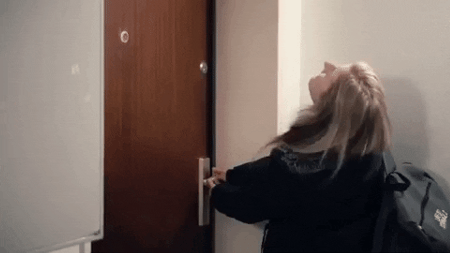 Locked Door Let Me In Meme GIF