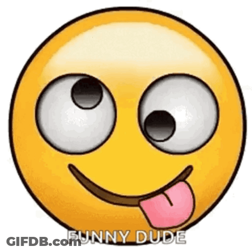 Loco Funny Emoji Face GIF